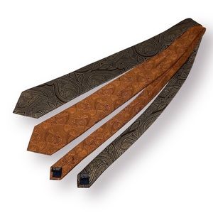 The Tie Bar Vintage Twill Paisley Ties (Set of 2)